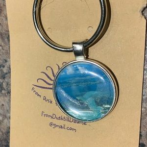 Made to order keychain of Sebastian Inlet.